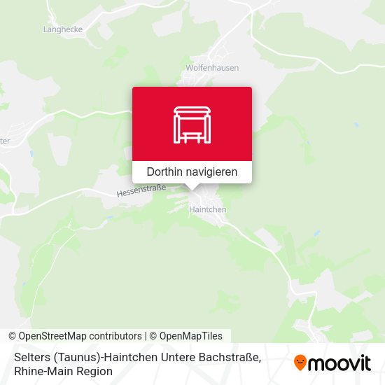 Selters (Taunus)-Haintchen Untere Bachstraße Karte