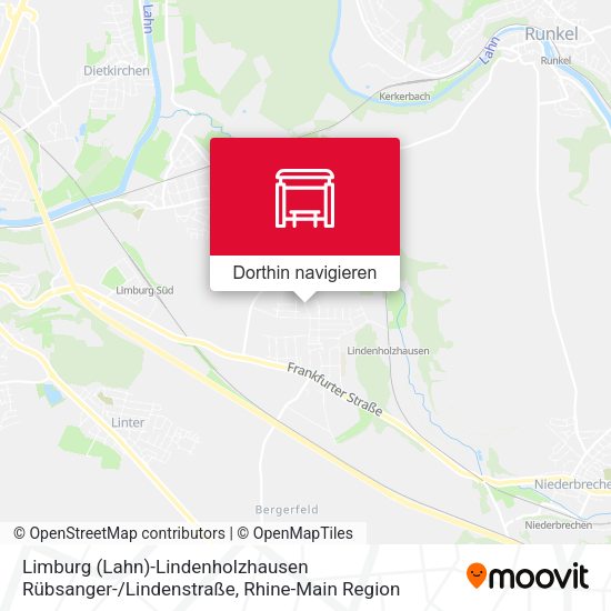 Limburg (Lahn)-Lindenholzhausen Rübsanger- / Lindenstraße Karte