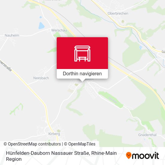 Hünfelden-Dauborn Nassauer Straße Karte