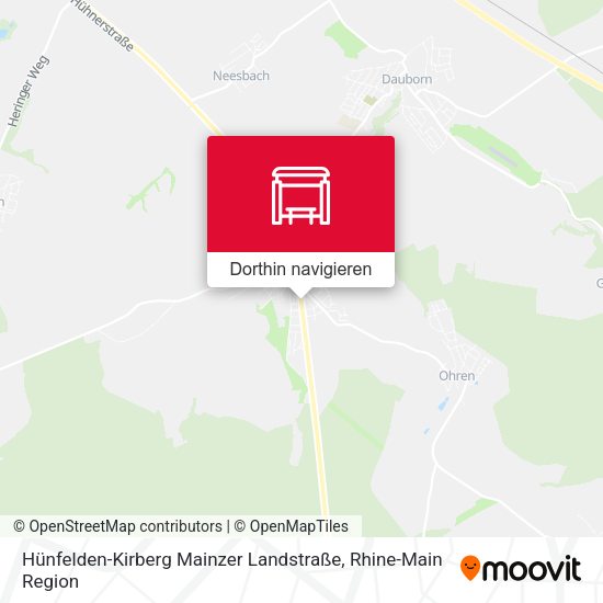 Hünfelden-Kirberg Mainzer Landstraße Karte