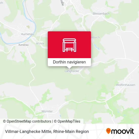 Villmar-Langhecke Mitte Karte