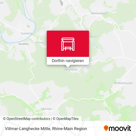 Villmar-Langhecke Mitte Karte