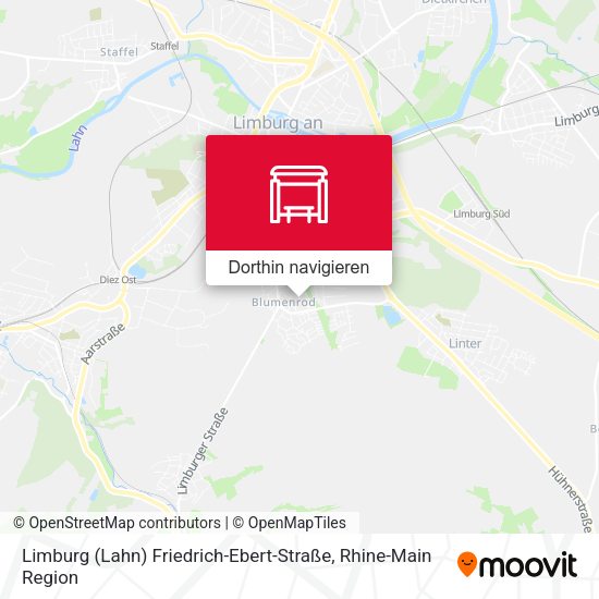 Limburg (Lahn) Friedrich-Ebert-Straße Karte