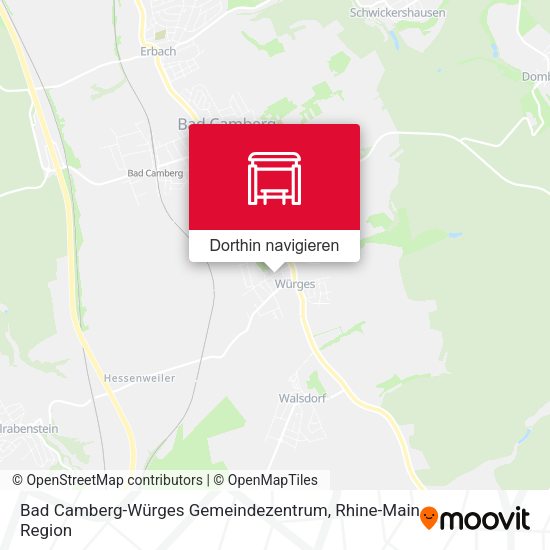 Bad Camberg-Würges Gemeindezentrum Karte