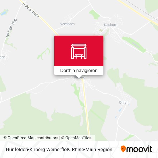 Hünfelden-Kirberg Weiherfloß Karte