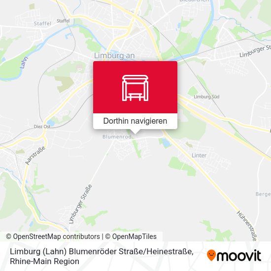 Limburg (Lahn) Blumenröder Straße / Heinestraße Karte