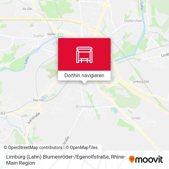 Limburg (Lahn) Blumenröder- / Egenolfstraße Karte