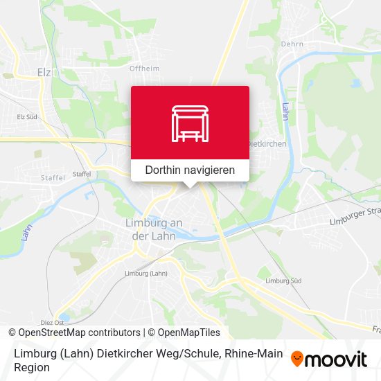 Limburg (Lahn) Dietkircher Weg / Schule Karte