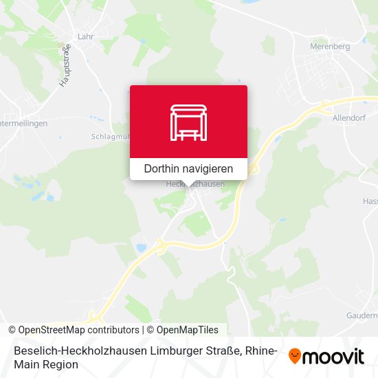 Beselich-Heckholzhausen Limburger Straße Karte