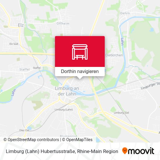 Limburg (Lahn) Hubertusstraße Karte