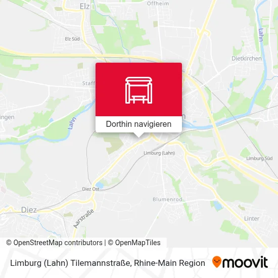 Limburg (Lahn) Tilemannstraße Karte