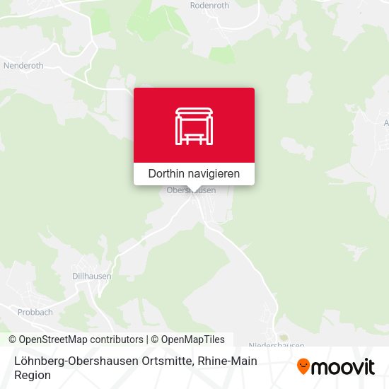 Löhnberg-Obershausen Ortsmitte Karte