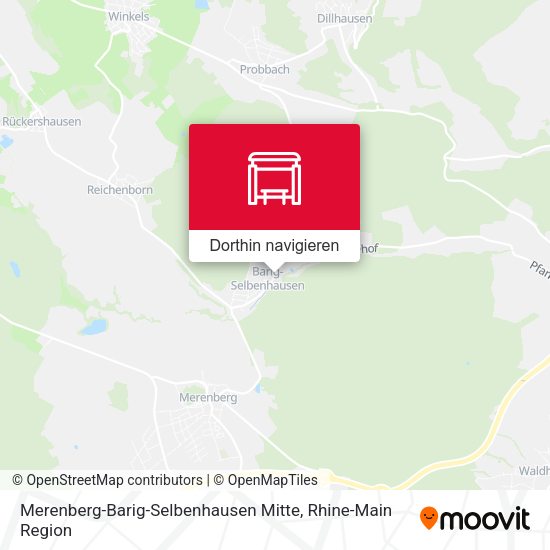 Merenberg-Barig-Selbenhausen Mitte Karte