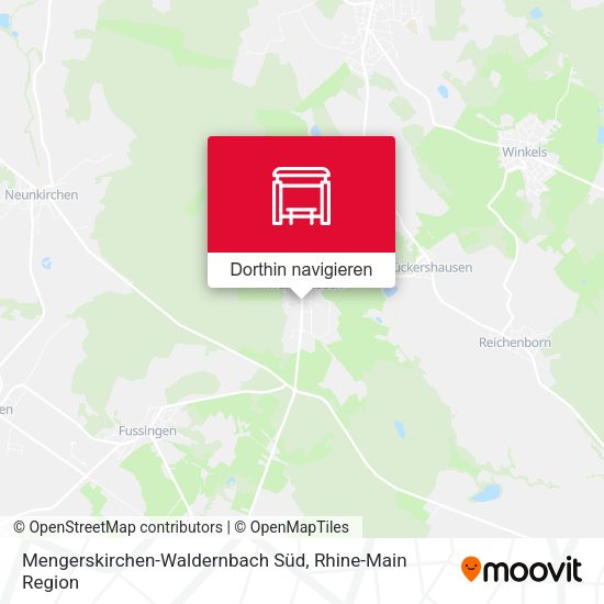 Mengerskirchen-Waldernbach Süd Karte