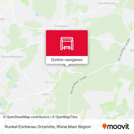 Runkel-Eschenau Ortsmitte Karte