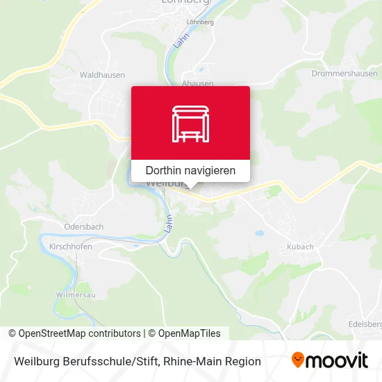 Weilburg Berufsschule/Stift Karte