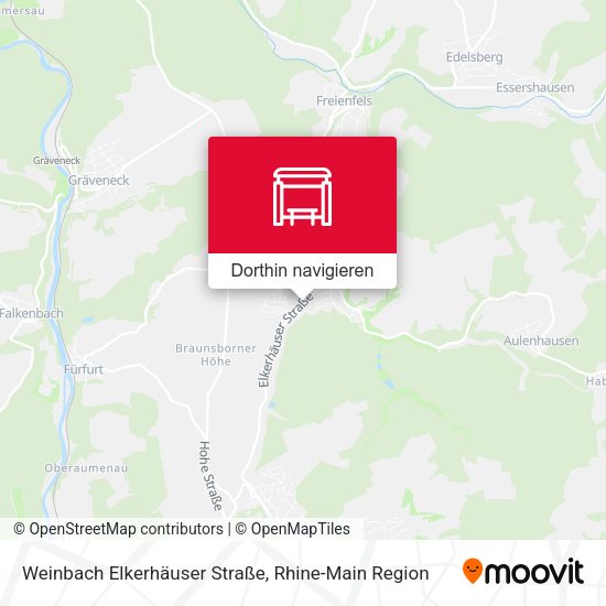 Weinbach Elkerhäuser Straße Karte