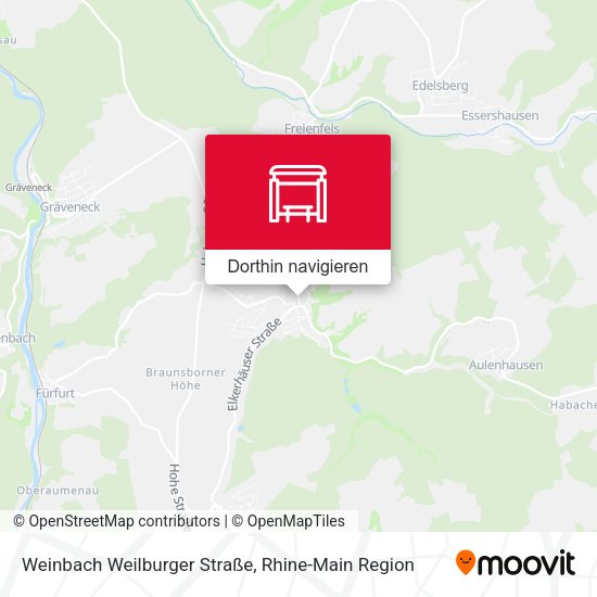 Weinbach Weilburger Straße Karte