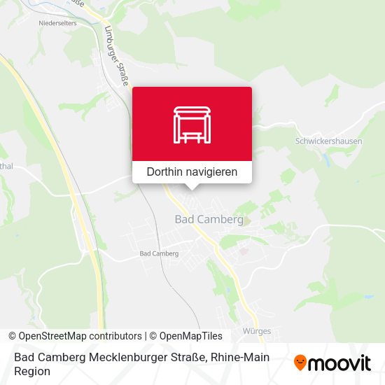 Bad Camberg Mecklenburger Straße Karte
