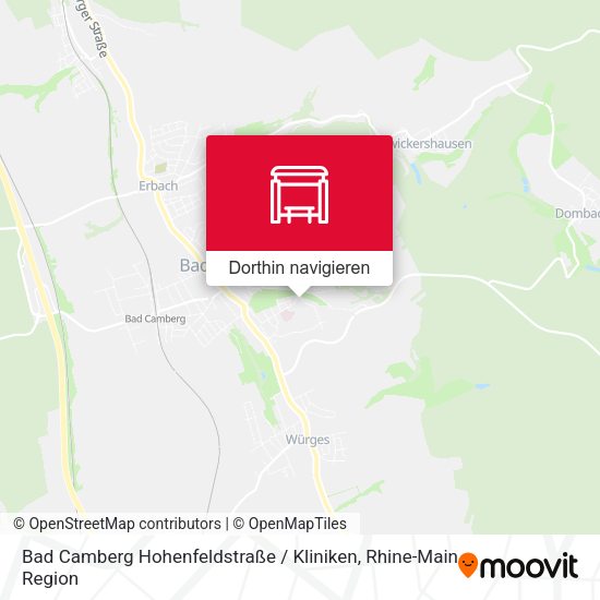 Bad Camberg Hohenfeldstraße / Kliniken Karte