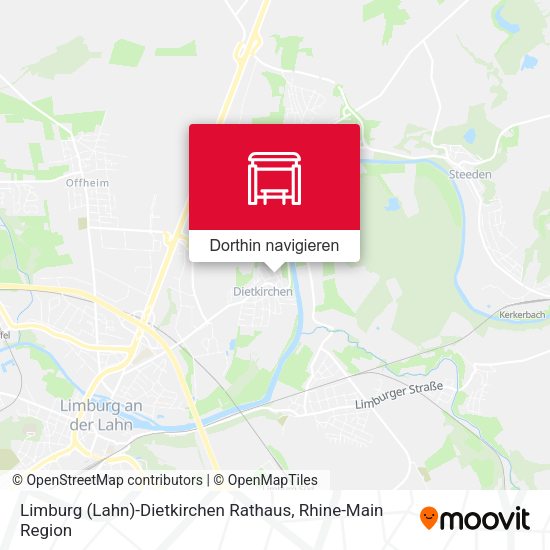 Limburg (Lahn)-Dietkirchen Rathaus Karte