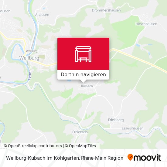 Weilburg-Kubach Im Kohlgarten Karte