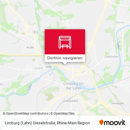 Limburg (Lahn) Dieselstraße Karte