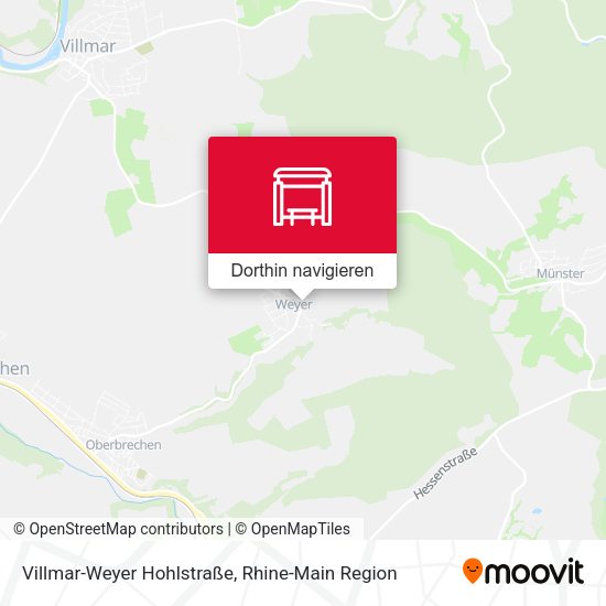 Villmar-Weyer Hohlstraße Karte