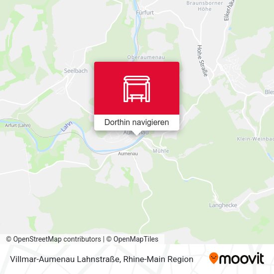 Villmar-Aumenau Lahnstraße Karte