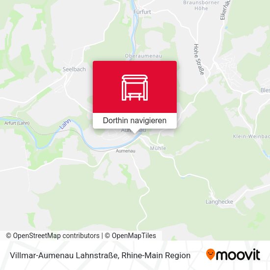 Villmar-Aumenau Lahnstraße Karte