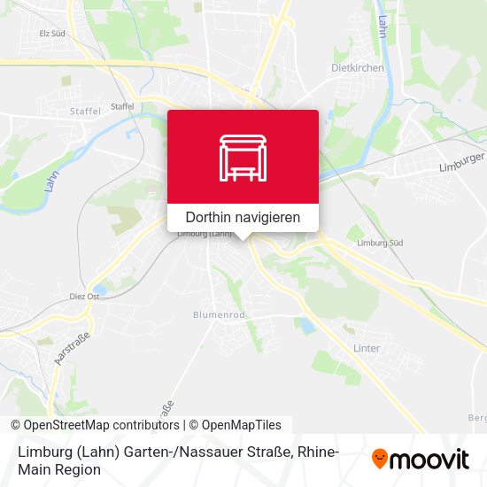 Limburg (Lahn) Garten- / Nassauer Straße Karte