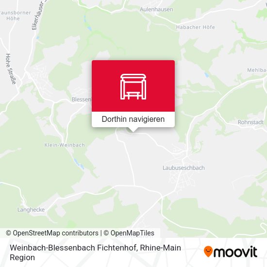 Weinbach-Blessenbach Fichtenhof Karte