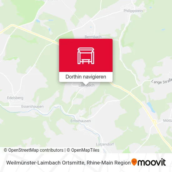 Weilmünster-Laimbach Ortsmitte Karte