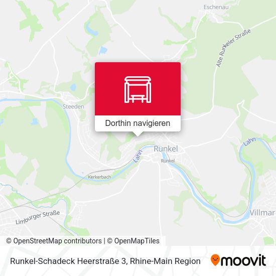Runkel-Schadeck Heerstraße 3 Karte