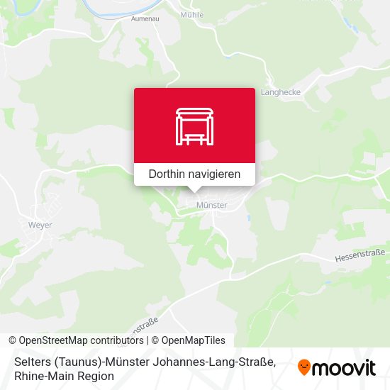 Selters (Taunus)-Münster Johannes-Lang-Straße Karte