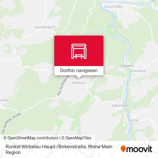 Runkel-Wirbelau Haupt- / Birkenstraße Karte