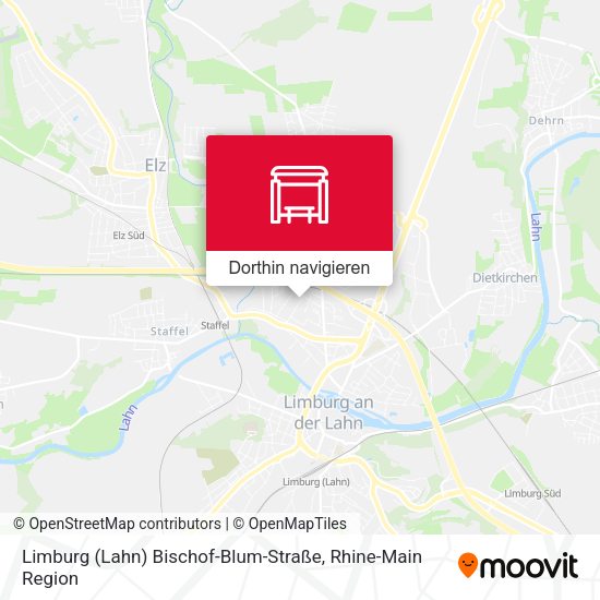 Limburg (Lahn) Bischof-Blum-Straße Karte