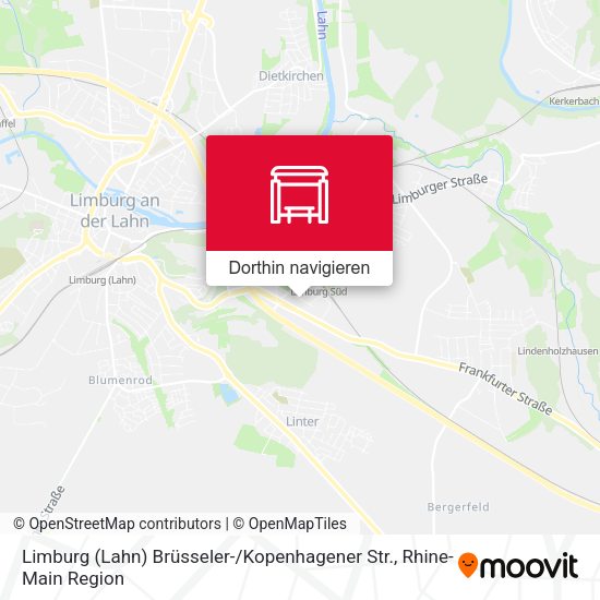Limburg (Lahn) Brüsseler- / Kopenhagener Str. Karte