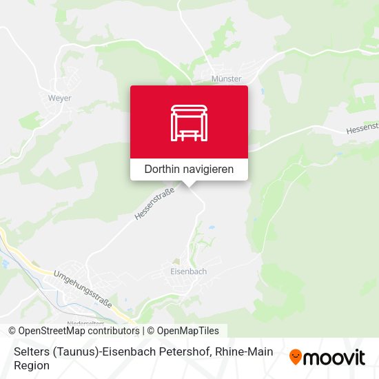 Selters (Taunus)-Eisenbach Petershof Karte
