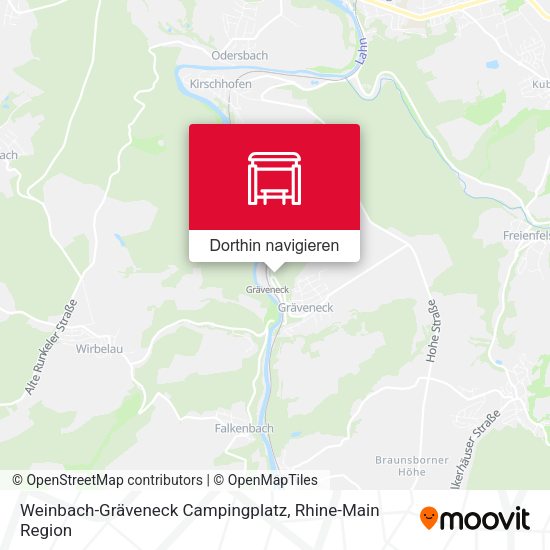 Weinbach-Gräveneck Campingplatz Karte