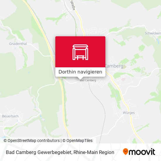 Bad Camberg Gewerbegebiet Karte