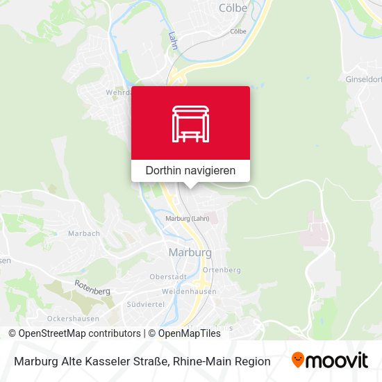 Marburg Alte Kasseler Straße Karte