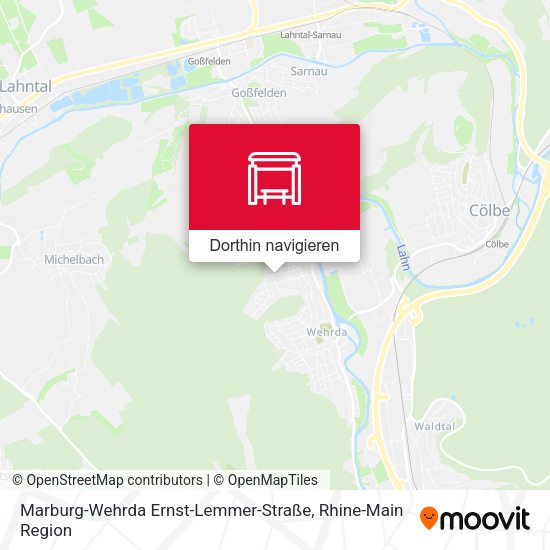 Marburg-Wehrda Ernst-Lemmer-Straße Karte