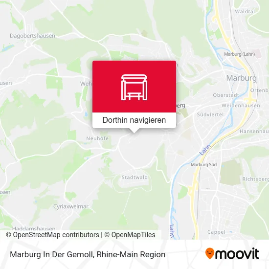 Marburg In Der Gemoll Karte