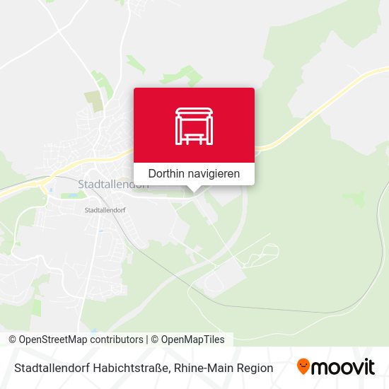 Stadtallendorf Habichtstraße Karte
