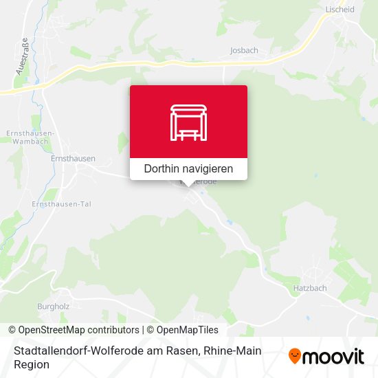 Stadtallendorf-Wolferode am Rasen Karte