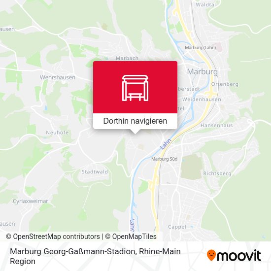 Marburg Georg-Gaßmann-Stadion Karte