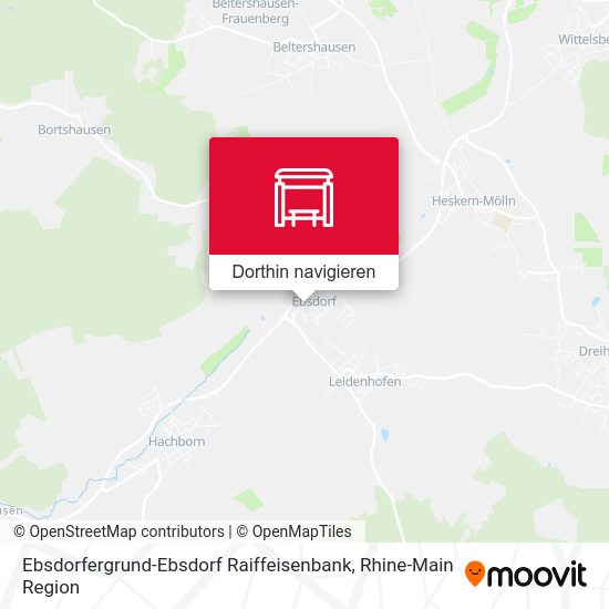 Ebsdorfergrund-Ebsdorf Raiffeisenbank Karte
