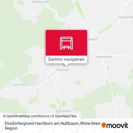Ebsdorfergrund-Hachborn am Nußbaum Karte