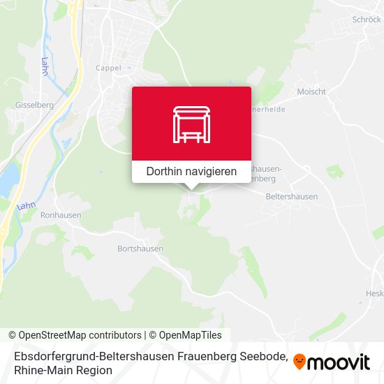 Ebsdorfergrund-Beltershausen Frauenberg Seebode Karte